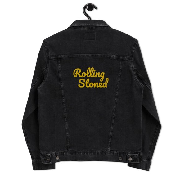 Rolling Stoned Vintage Jean Black Jacket - Picture 1 of 8